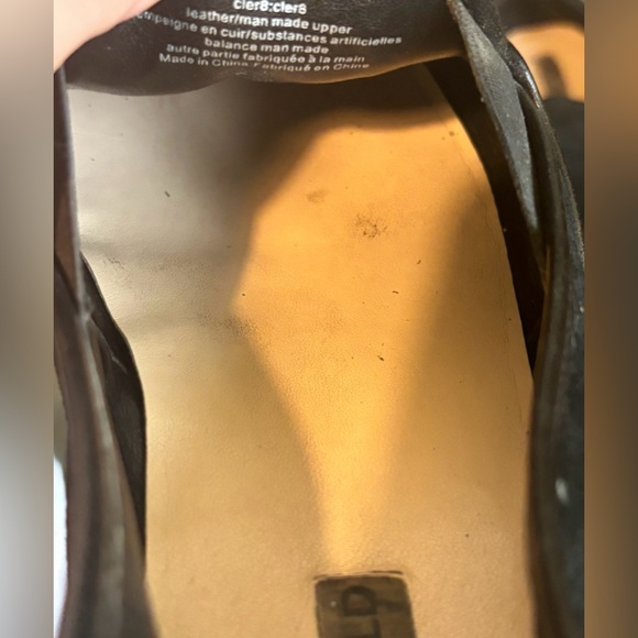 Karl Lagerfeld Black Leather Slip On Shoes Cler Black Suede Men’s Size 14M - Picture 12 of 12